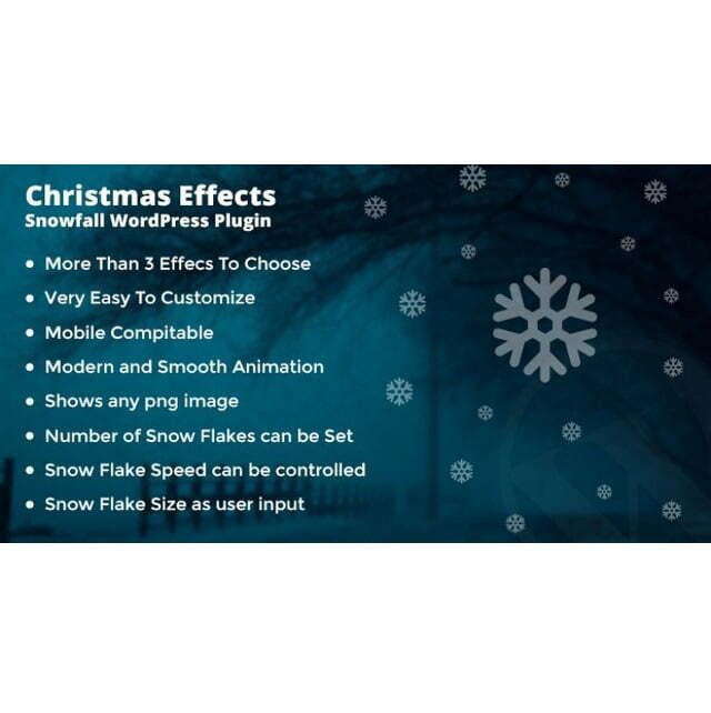 Snowfall Christmas Effects – WordPress Plugin Snowfall Christmas Effects – WordPress Plugin