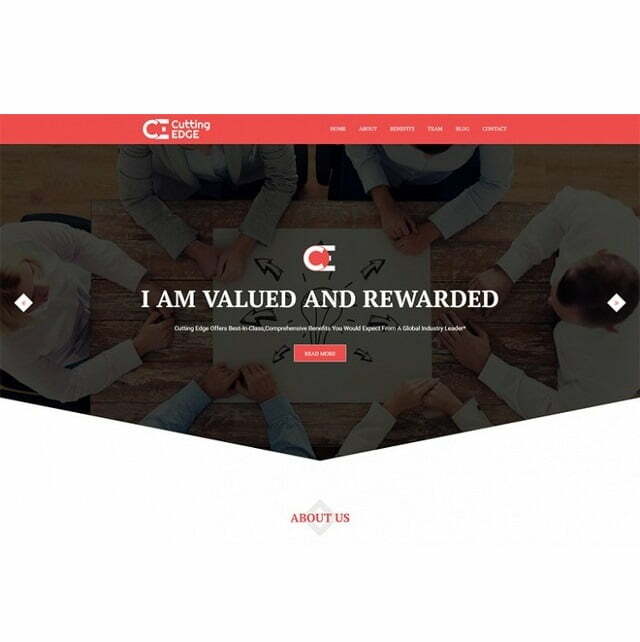 Cutting Edge – HTML Template Cutting Edge – HTML Template