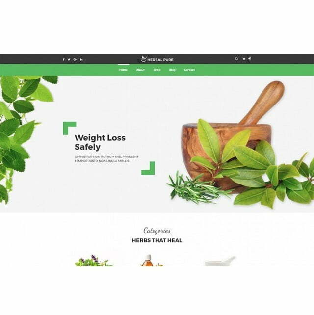 Herbal Pure – HTML Template Herbal Pure – HTML Template