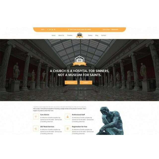 Museum – HTML Template Museum – HTML Template