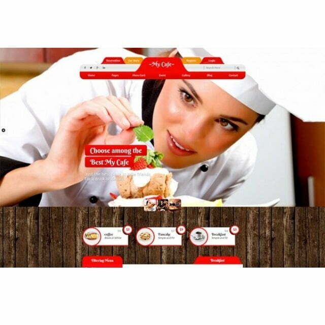 My Cafe Website – HTML Template My Cafe Website – HTML Template