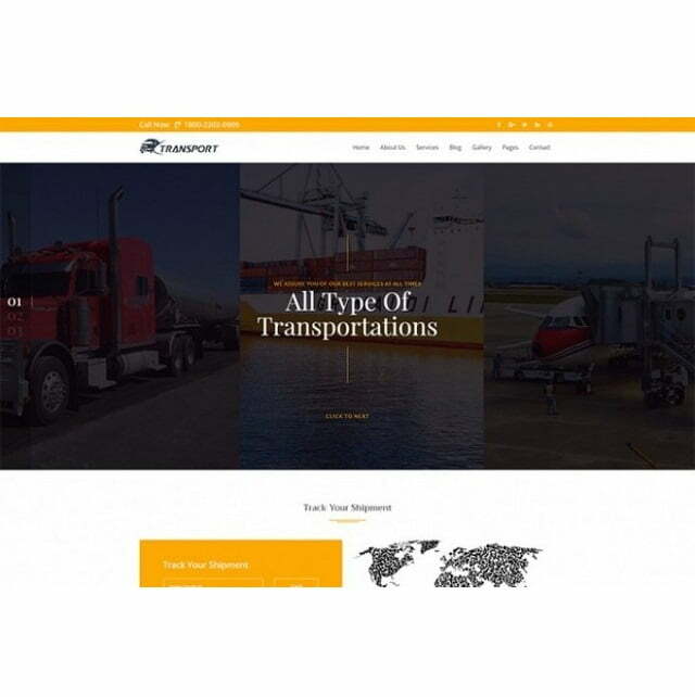 Trust Transportation – HTML Template Trust Transportation – HTML Template